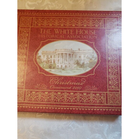2007 White House Historical Association Christmas Wedding Ornament Cleveland - Picture 3 of 10